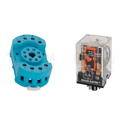 Pachet Soclu Releu RS90-22 si Releu Industrial RM08 110DC