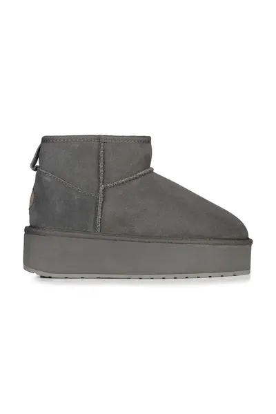 Emu Australia cizme de zapada din piele intoarsa Stinger Micro Flatform