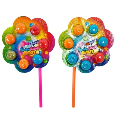 Guma de mestecat cu aroma de fructe Seven Colors Rotate 7g Engros