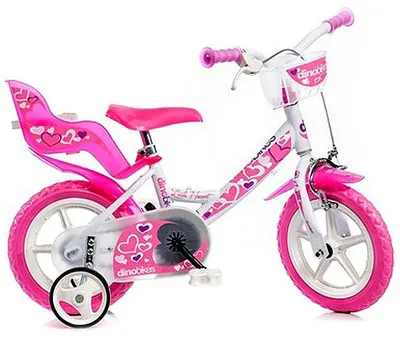 Bicicletă pentru copii Dino Bikes - Little Heart, 12”