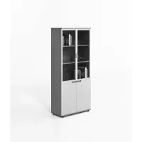 Dulap cu 2 usi partea superioara cu usi de sticlă ,design modern și elegant ,calitate premium , dimensiuni 800*400*2000
