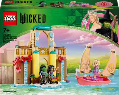 Constructor LEGO Wicked - Glinda, Elphaba și Nessarosa la Universitatea Shiz (75681)