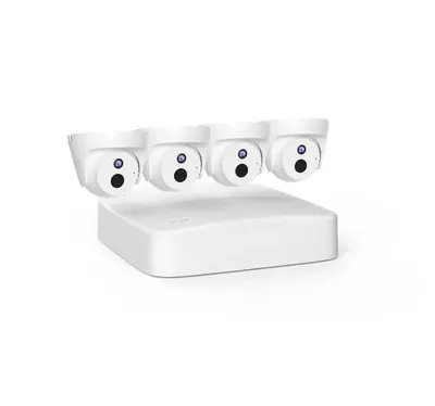 Tenda kit supraveghere 4 canele POE K4P-4CR, rezolutie: 4MP, latime banda: 60Mbps, intrari audio: 1 ch, RCA, iesire HDMI: 1-ch