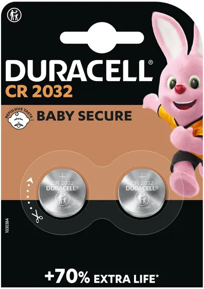 Baterii cu litiu Duracell - 2032, 2 buc.