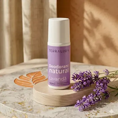 Deodorant Roll-on Natural Lavandă, 50ml | Terralura