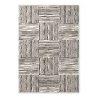 Covor pentru exterior și interior negru/crem 160x230 cm Haringey Nightingale – Ted Baker