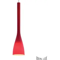 Pendul Flut Big, 1 bec, dulie E27, D:145mm, H:655/1115mm, Rosu