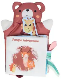Carte moale pentru bebeluși Raya Toys – Junglă