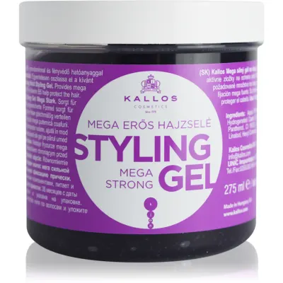 Kallos KJMN Mega Strong Styling Gel gel foarte puternic pentru păr 275 ml