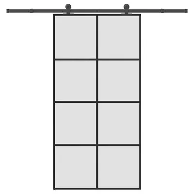 Gossi usa glisanta cu set feronerie 102,5x205 cm sticla esg/aluminiu