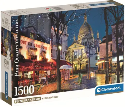 Puzzle Clementoni din 1500 piese - Montmartre, Paris