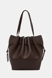 Yuzefi tote bag pentru femei din piele SCALLOP
