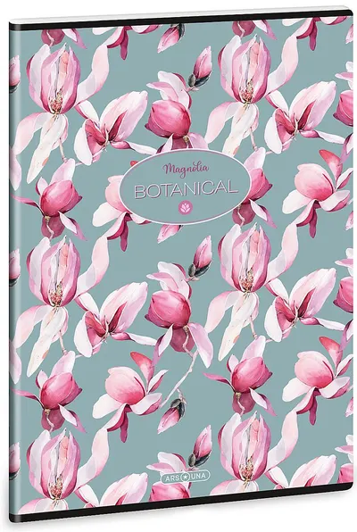 Caiet Ars Una Rosy Magnolia - A4, 40 de coli, rânduri late