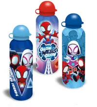 Sticlă din aluminiu KIDS Licensing - Spiderman, 500 ml, sortiment