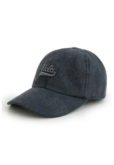Sapca din bumbac cu broderie logo Fortuno - Gri inchis