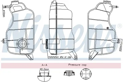 Vas expansiune racire potrivit FORD FIESTA IV 08.95-01.02