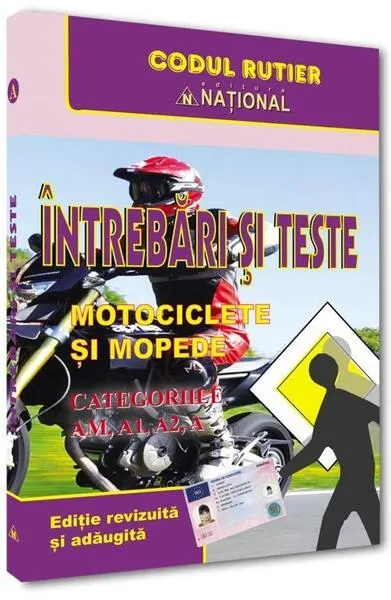 Întrebări și teste. Motociclete și mopede. A, A1, A2 - 2025 - Paperback brosat