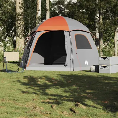 Gossi cort familie igloo pentru 6 persoane gri/portocaliu impermeabil