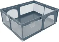 Țarc de joacă Choc Chick - Playpen 3.0, 180 x 200 cm, gri