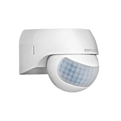 Detector de mişcare pentru montaj mural, 180°, D20m, IP44