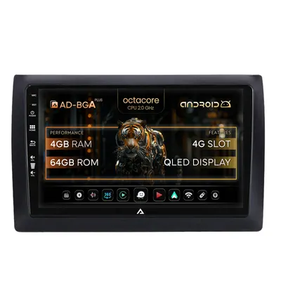 Navigatie Fiat Stilo, Android, A-Octacore 4GB RAM + 64GB ROM, 9 Inch - AD-BGA9004+AD-BGRKIT356V2