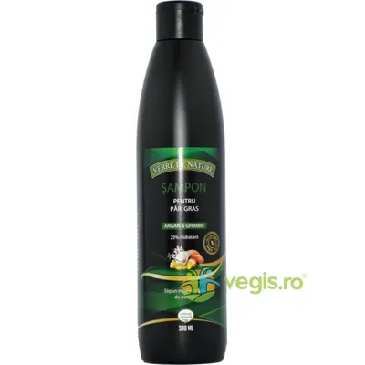 Sampon pentru Par Gras cu Argan, Ghimbir si Complex Vegetal 300ml