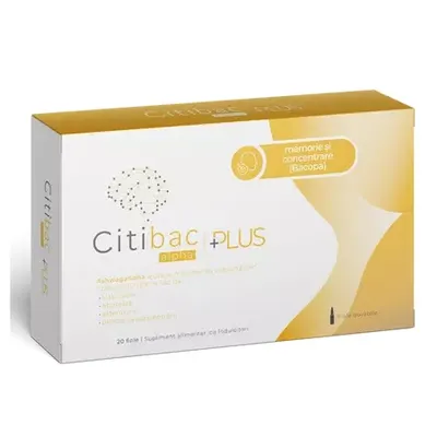 Citibac Alpha Plus, 20 fiole, Naturpharma