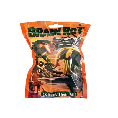 Brainrot Plic Surpriza cu Figurina si 3 Carti Colectionabile