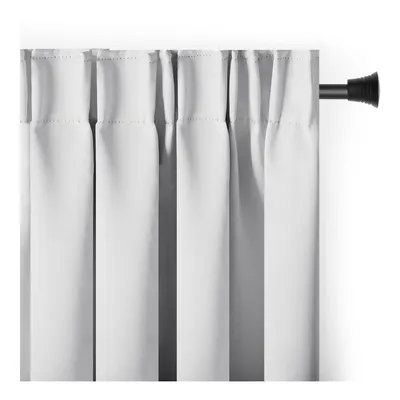 Draperie albă dimout (semi-opacă) 140x270 cm Kierra – Restilo