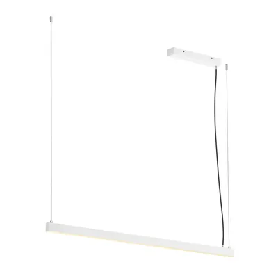 Lampa suspendata, lustra AROSA pandantiv, 1,25m alb, triac PD, cu LED-uri de interior pandantiv, alb, 3000K