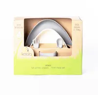 Set pentru masa - Bioplastic - Grey, 5 piese