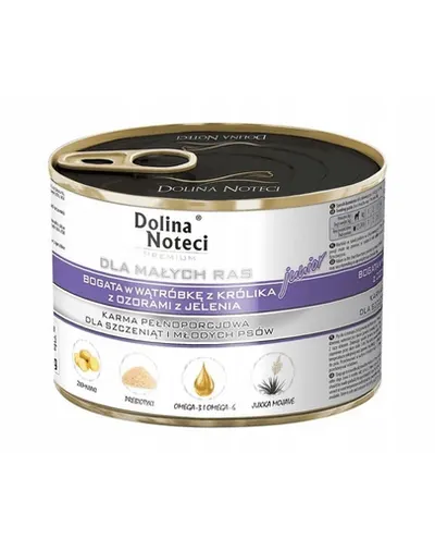 Hrană umedă junior câini talie mică DOLINA NOTECI Premium 12x185 g