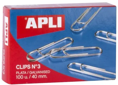 Cleme Apli - galvanizat, 40 mm, 100 bucăți