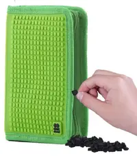 Penar școlar Pixie Crew - Maro/verde, cu 1 fermoar