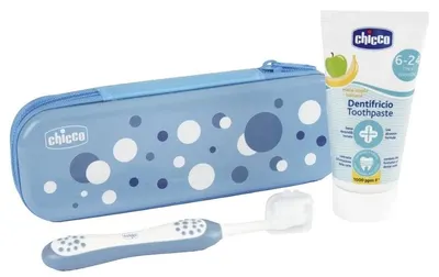 Kit de curățare a dinților Chicco - Albastru