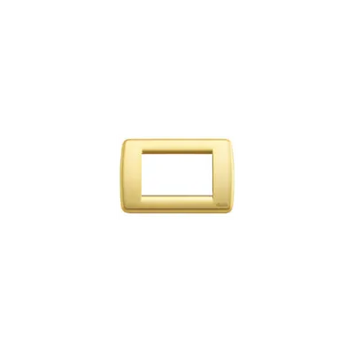 Placa ornament 3 module Rondo Vimar(Idea)metal matt gold