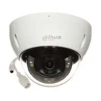 Camera supraveghere IP Dome cu iluminare duala Dahua WizSense IPC-HDBW2449E-S-IL-0280B, 4 MP, 2.8 mm, IR/lumina calda 30 m, slot card, microfon, PoE, protectie perimetrala