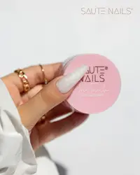 Gel UV Saute Nails One Touch Glitter Milky White 50gr