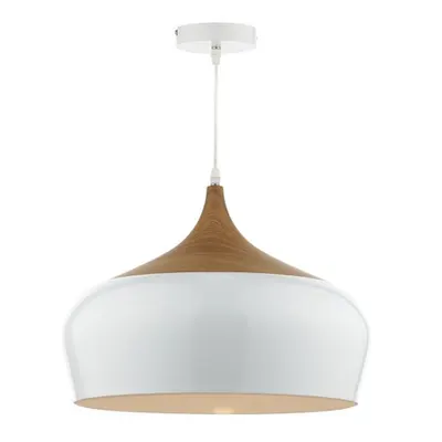 Lampa suspendata Gaucho 1 Light Pendant White Large