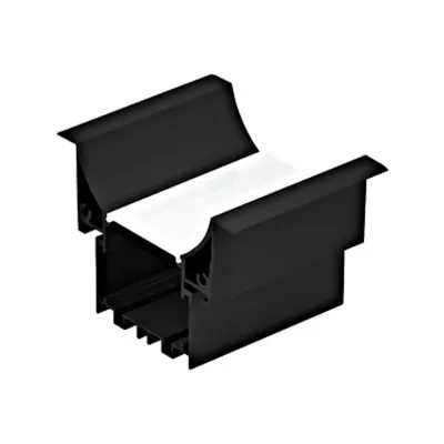LED-Stripe Profile RE opal Abd. black, 2000mm
