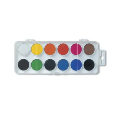 Acuarele pastila, 12culori/set (24mm), Koh-I-Noor