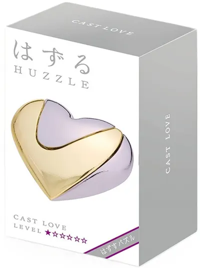 Puzzle logic metalic Hanayama - Cast Puzzle Love Huzzle