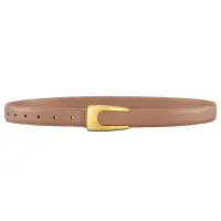 Curea dama C-190, piele naturala, Bej
