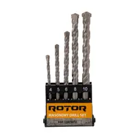 Set burghie pentru beton, 5 piese ROTOR RBB5