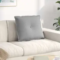vidaXL Perna pentru spate Gri nori 60 x 19 x 50 cm țesătură