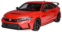 Model de colecție MOTORHELIX Modern: Mașini - Honda Civic Type-R (FL5), Red, Limited Edition