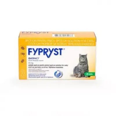 Antiparazitar extern pentru pisici Fypryst 50 mg x 1 pipeta