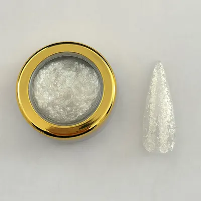 Pigment Unghii Nailsup Mirror Shine Gri