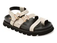 Sandale GRYXX albe, 428934, din piele naturala