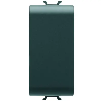 Tasta falsa 1 modul Gewiss Chorus GW12195, negru satin